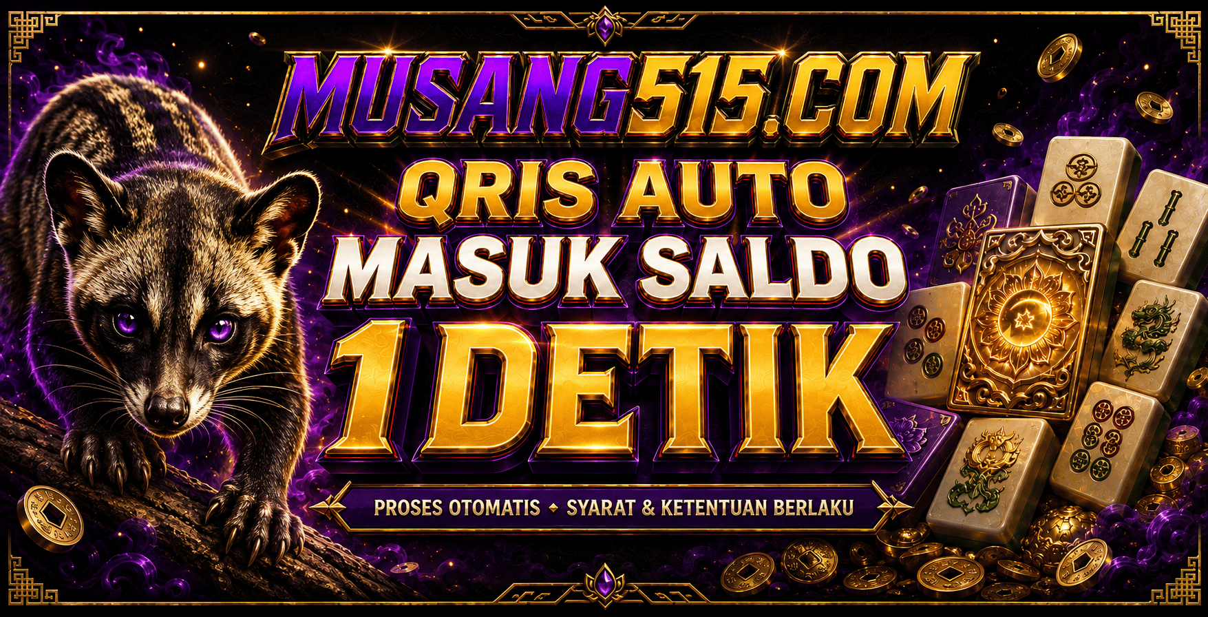 MUSANG515: Agen Judi Slot Online Deposit Dana Terpercaya 2026 promo
